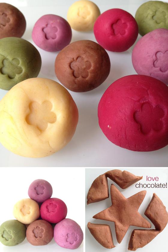 How To Make Homemade Playdough with natural dye - Playtivities