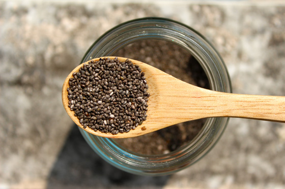 Tablespoon of chia seeds