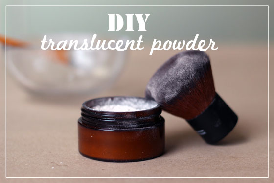 Translucent Powder DIY Recipe | Little Green Dot