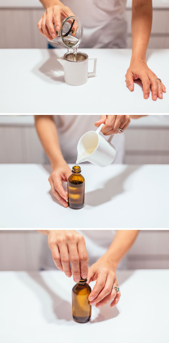 Vanilla Spice Massage Oil Recipe | littlegreendot.com