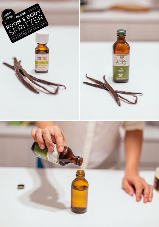 Homemade Vanilla-Scented Body Mist