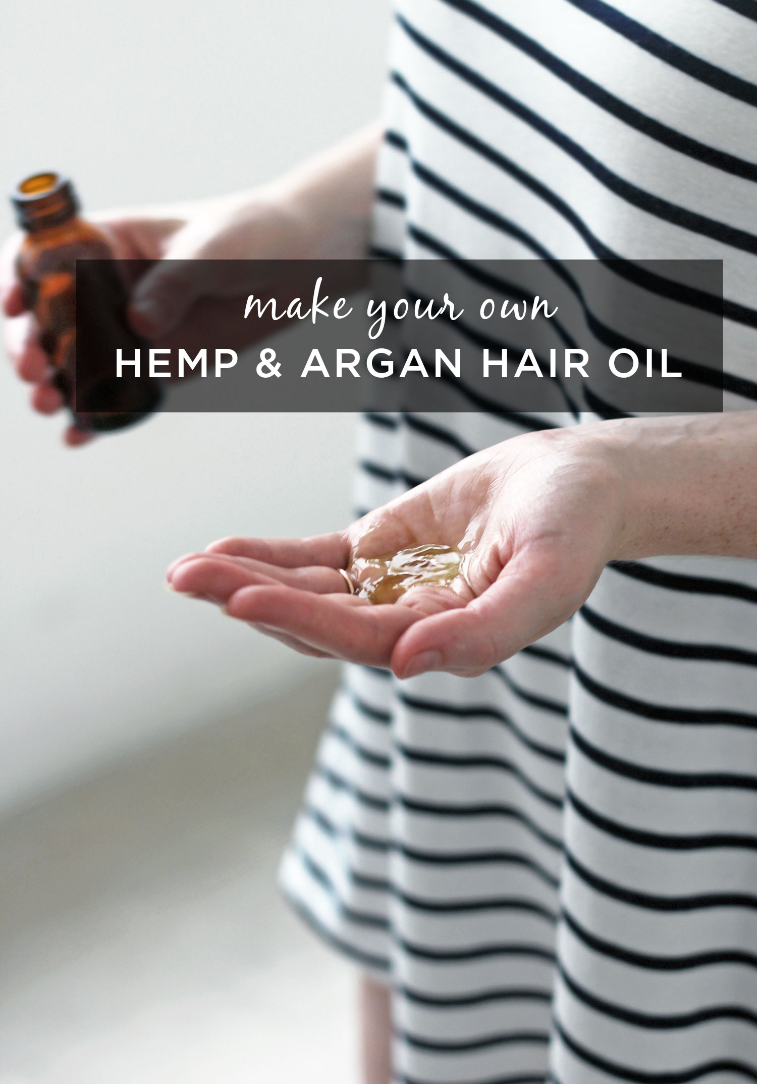 Hemp & Argan Hair Oil Treatment | littlegreendot.com