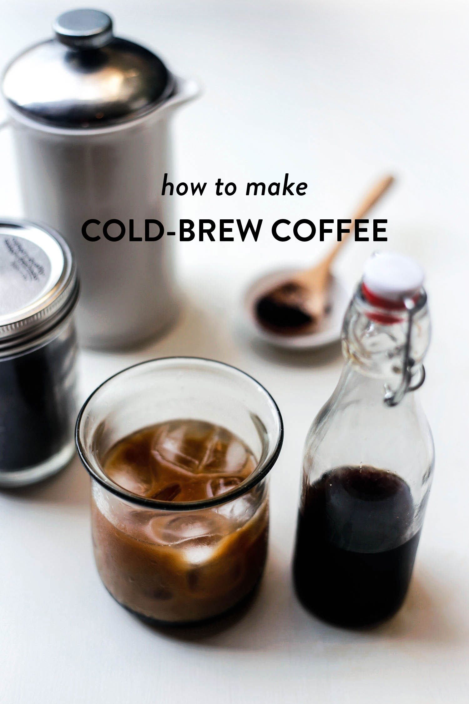 Easy and Delicious Homemade Cold-Brew Coffee | littlegreendot.com