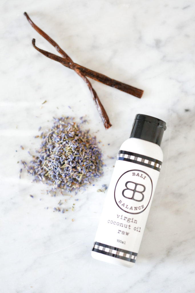 Summer Nights Infused Body Oil Vanilla + Lavender | littlegreendot.com