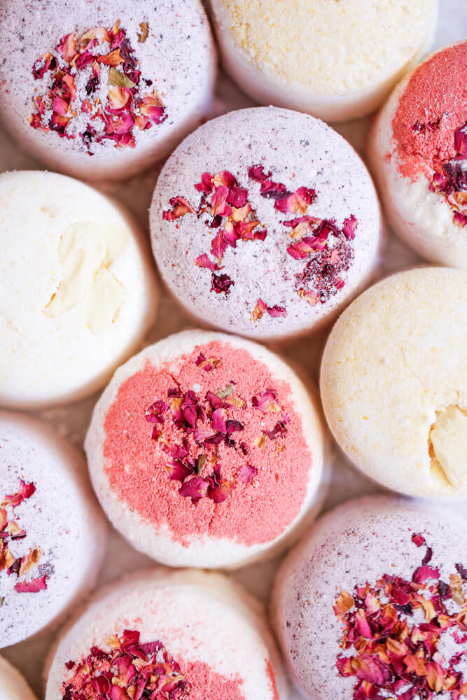 most colorful bath bombs