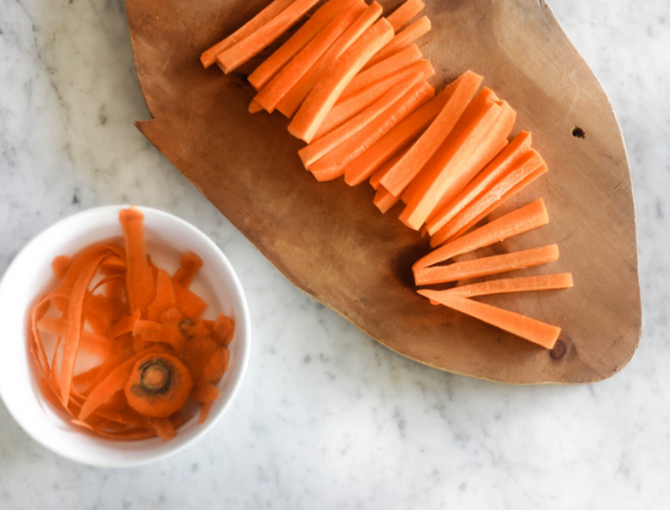 Kitchen Skills – How to Bâtonnet a Carrot